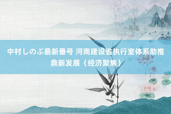 中村しのぶ最新番号 河南建设省执行室体系助推鼎新发展（经济聚焦）