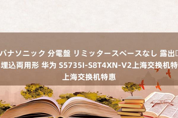 パナソニック 分電盤 リミッタースペースなし 露出・半埋込両用形 华为 S5735I-S8T4XN-V2上海交换机特惠