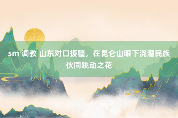 sm 调教 山东对口援疆，在昆仑山眼下浇灌民族伙同跳动之花