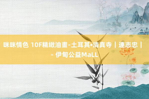 咪咪情色 10F精緻油畫-土耳其•清真寺｜連志忠｜ - 伊甸公益MaLL